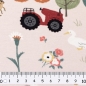 Mobile Preview: Jersey ♥ vintage farm Bauernhof | rosa